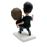 Niestandardowa figurka ojca i syna na prezenty na Dzień Ojca