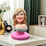 Personalizowana, niestandardowa zabawna figurka kobiety