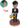 Niestandardowa lalka Bobblehead muzyk