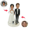 Niestandardowa para ślubna Bobblehead ze zdjęć