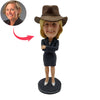 Lalka Bobblehead w kształcie kowboja dla szefowej