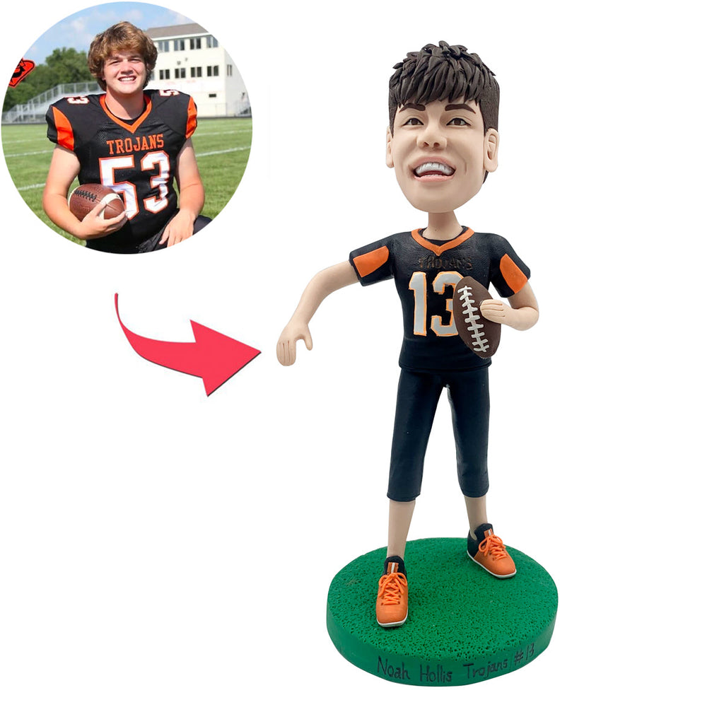 Niestandardowe sportowe rugby Bobblehead