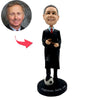Bobblehead niestandardowy sędzia z piłką nożną