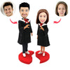 Niestandardowa lalka Bobble Head dla miłośników ukończenia szkoły