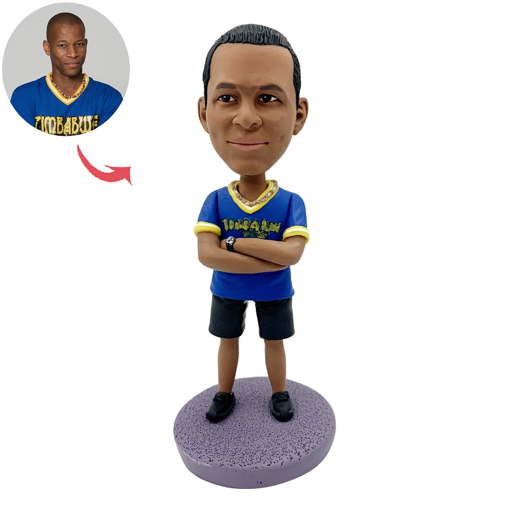 Niestandardowa sportowa lalka Bobblehead dla mężczyzny