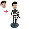 Tani niestandardowy samochód wyścigowy Bobbleheads