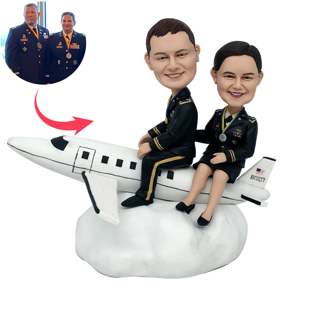 Niestandardowa lalka Bobblehead para pilotów