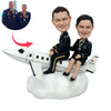 Niestandardowa lalka Bobblehead para pilotów