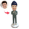 Niestandardowa figurka Bobblehead dla oficera sił powietrznych