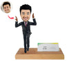 Etui na karty Business Man z figurkami