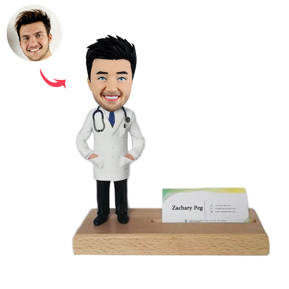 Wizytownik z niestandardowymi figurkami
