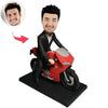 Lalka Bobblehead chłopiec-motocykl