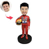 Niestandardowy prezent Bobblehead w kształcie wyścigówki