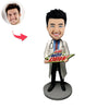 Niestandardowy Doktor Bobblehead ze sloganem