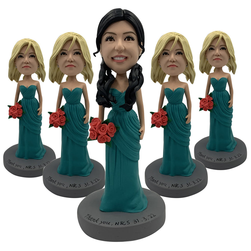 Niestandardowe lalki Bobblehead druhny