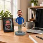W pełni konfigurowalny pojedynczy samiec Bobblehead