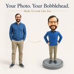 W pełni konfigurowalny pojedynczy samiec Bobblehead