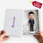 Personalizowana figurka nauczyciela szkolnego z kiwającą się głową