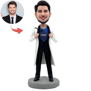 Niestandardowa lalka Doktor Bobblehead dla mężczyzny