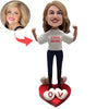 Niestandardowa figurka Bobblehead dla fajnej mamy