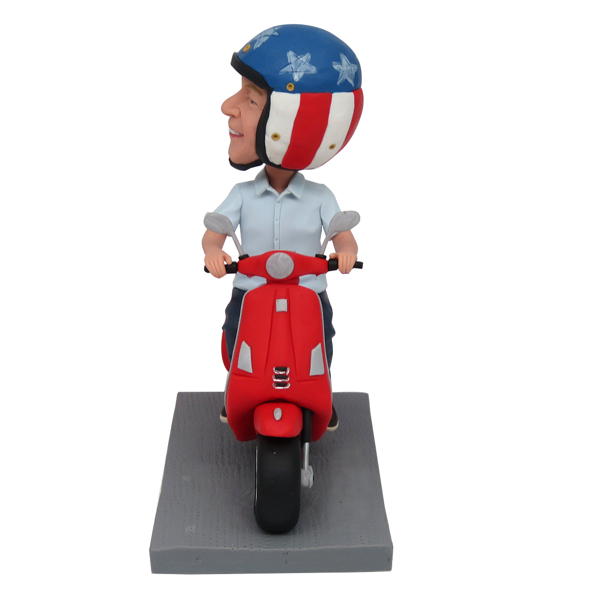 Niestandardowa figurka Bobblehead na prezent na Dzień Ojca w motocyklu