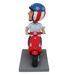 Niestandardowa figurka Bobblehead na prezent na Dzień Ojca w motocyklu