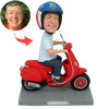Niestandardowa figurka Bobblehead na prezent na Dzień Ojca w motocyklu