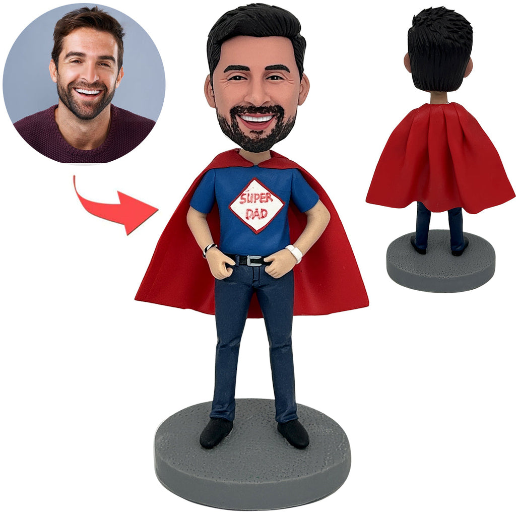 Niestandardowa lalka Bobblehead dla Super Taty