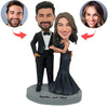 Niestandardowa figurka Bobblehead dla pary balowej