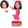 Świętuj ukończenie szkoły Niestandardowa figurka Bobblehead