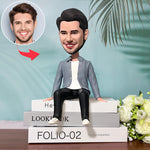 Casual Man Niestandardowy prezent Bobbleheads dla przyjaciół (nie obejmuje podstawy)