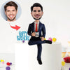 Niestandardowy prezent urodzinowy Bobbleheads dla szefa (bez podstawy)