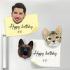 Niestandardowe magnesy na lodówkę z zabawną twarzą Bobblehead