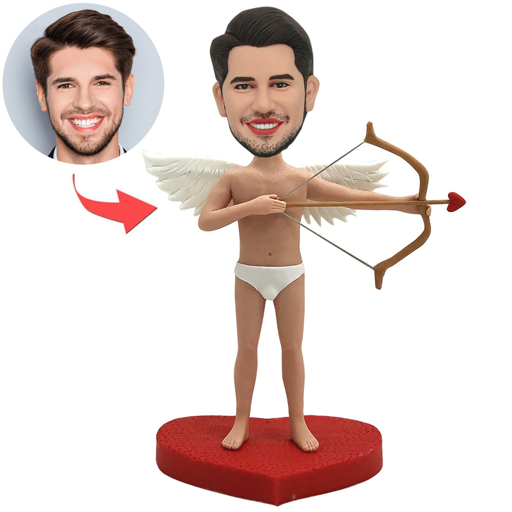 Niestandardowy męski styl Bobblehead Cupid - pomysły na prezent na Walentynki