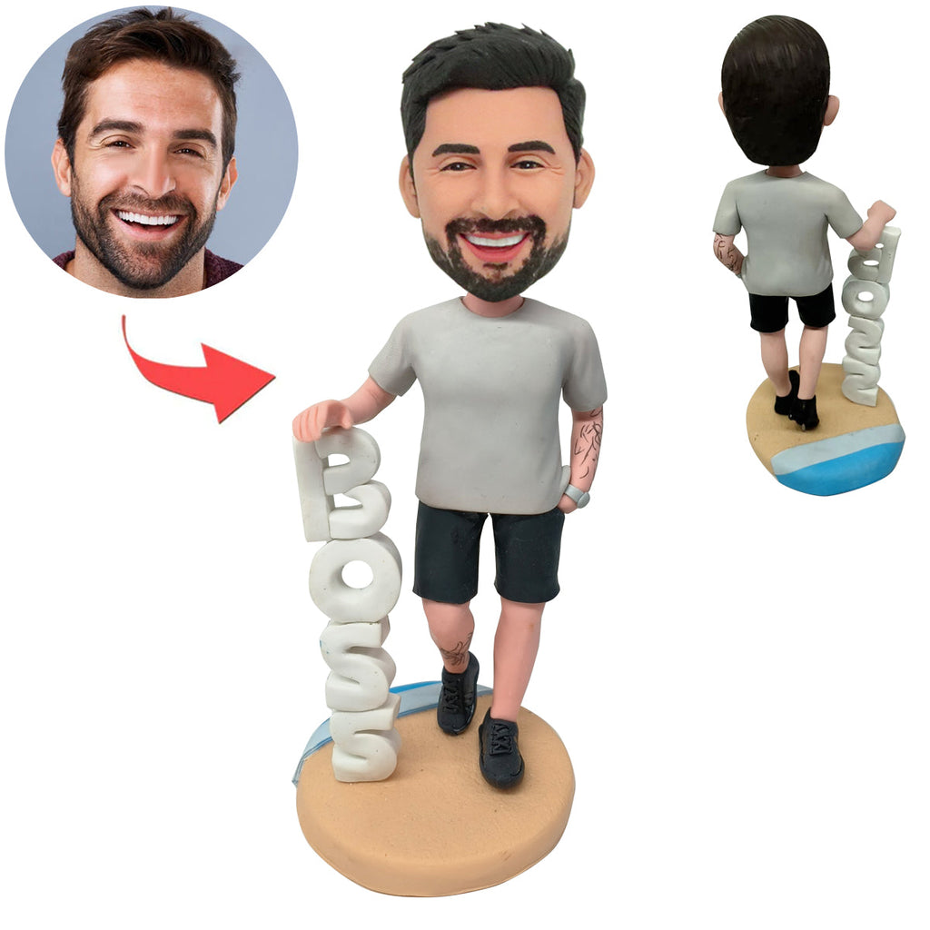 Niestandardowa lalka Bobblehead MALE BOSS