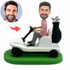 Pomysł na prezent na Dzień Ojca – jazda wózkiem golfowym Bobblehead