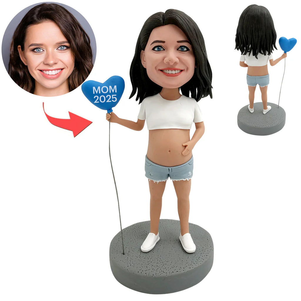 Niestandardowa figurka Bobblehead w ciąży