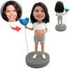 Niestandardowa figurka Bobblehead w ciąży
