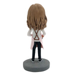 Niestandardowa Bobblehead Gotująca Mama Z Patelnią
