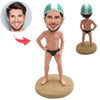 Niestandardowy męski bobblehead do pływania