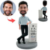 Niestandardowa figurka Bobblehead z wykresem oka