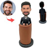 Niestandardowa lalka Bobblehead mówiąca