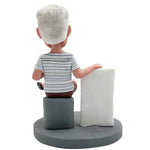 Niestandardowa figurka Bobblehead z napisem „NAJLEPSZY TATA EVER”