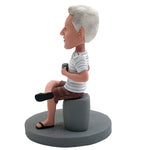 Niestandardowa figurka Bobblehead z napisem „NAJLEPSZY TATA EVER”