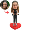 Niestandardowe hantle do podnoszenia Bobblehead dla mamy