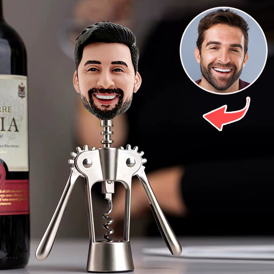 Spersonalizowany otwieracz do wina Niestandardowy Bobblehead