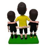 Niestandardowi sportowcy i trenerzy Bobblehead z logo