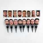 Spersonalizowane korki do butelek wina Niestandardowa figurka Bobblehead