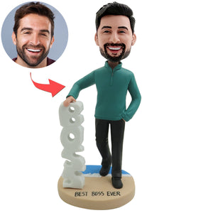 Niestandardowy Bobblehead „NAJLEPSZY BOSS EVER”