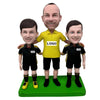 Niestandardowi sportowcy i trenerzy Bobblehead z logo